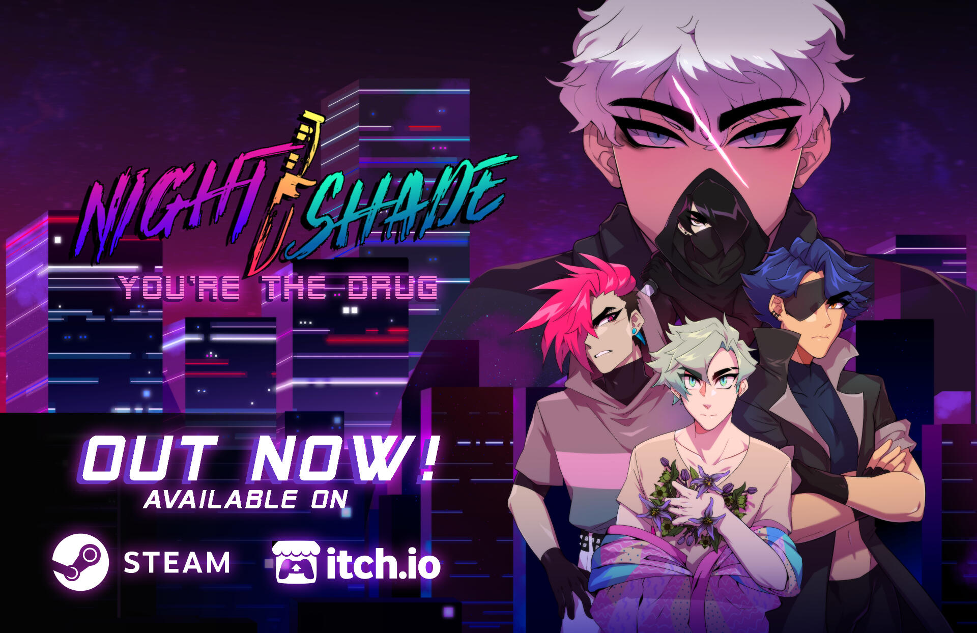 NIGHT/SHADE Game Cover Art